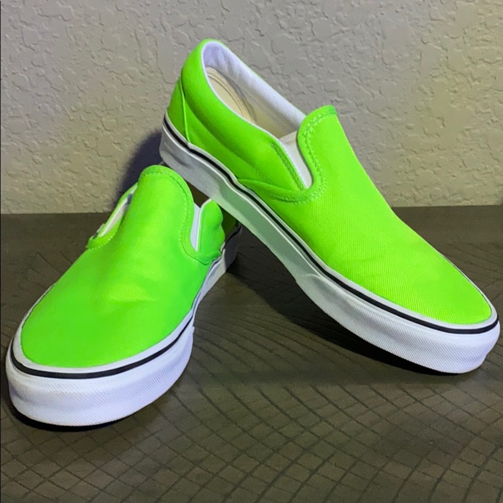 Lime green vans!